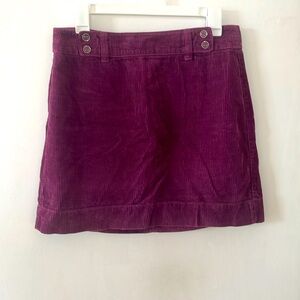 Loft Corduroy Mini Skirt